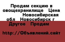 Продам секцию в овощехранилище › Цена ­ 15 000 - Новосибирская обл., Новосибирск г. Другое » Продам   